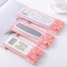 Креативная ткань кружева пульт дистанционного управления набор мульти-Функция Домашний бант ТВ Кондиционер защита от пыли крышка