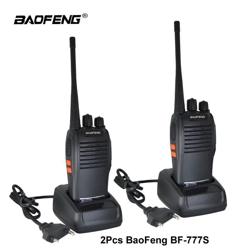 

2pcs/set Baofeng BF-777s Walkie Talkie 16CH Practical Two-Way Radio UHF 400-470MHZ Portable Ham Radio 5W Bf 777S