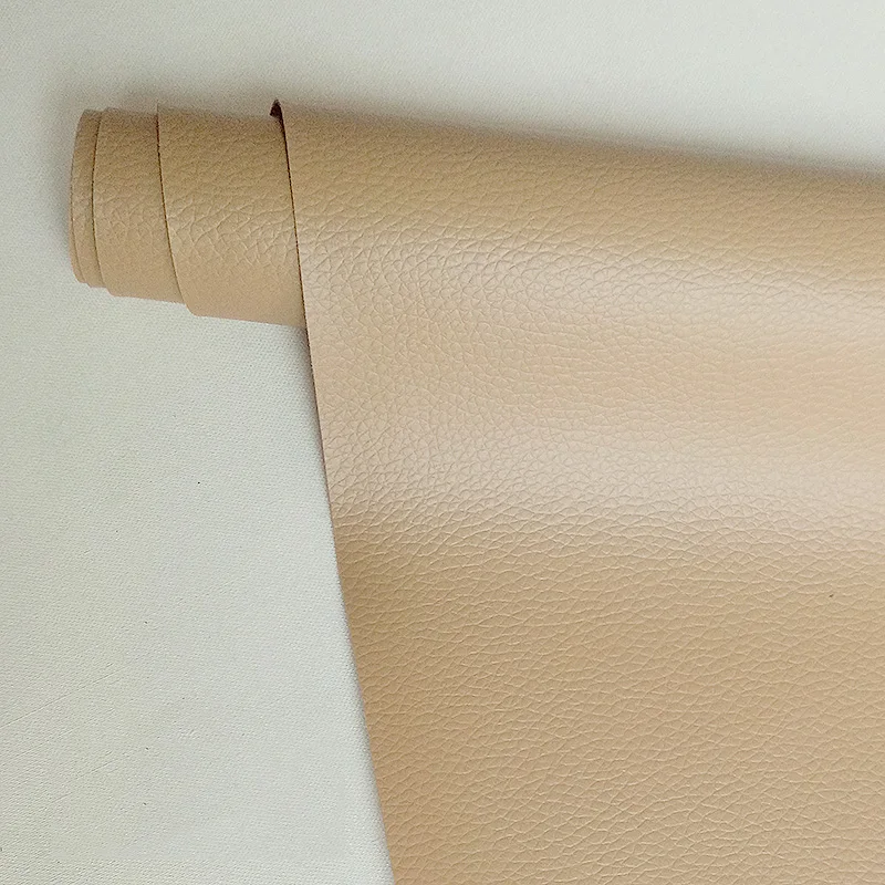 Meetee 50x137 см толщиной 0,5 мм самоклеящаяся искусственная Синтетическая кожа факсимильная ткань для дивана патч ремонт восстановленная сумка мягкая ткань - Цвет: khaki