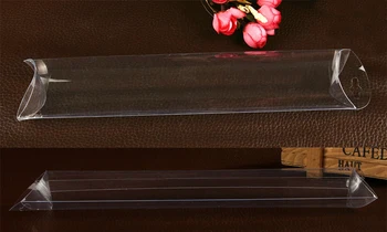

2.8*5.5*25cm 30pcs New Style Clear PVC Pillow Box packaging Wedding Favor /Bridal Candy Gift Boxes Party Supplies souvenir