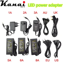 AC 100 V-240 V к DC 12 V 1A 2A 3A 5A 6A 8A трансформаторы питания 12 вольт адаптер конвертер зарядное устройство светодиодные полосы драйвер