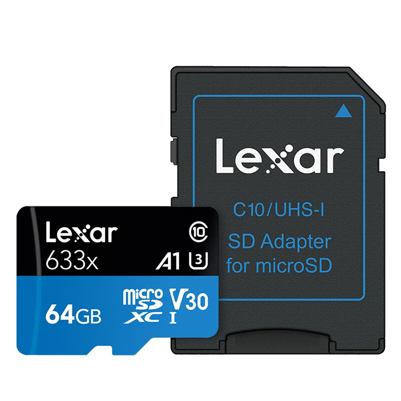 Original Lexar Micro sd card High Performance 95mb s 633x 64g Memory Card Reader UHS I 5