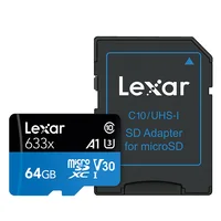 lexar micro sd כרטיס Lexar Micro SD כרטיס High-Performance מקורי 95mb / s 633x 64G כרטיס זיכרון קורא כרטיסי UHS-I עבור מצלמת ספורט Drone GoPro Dji (5)