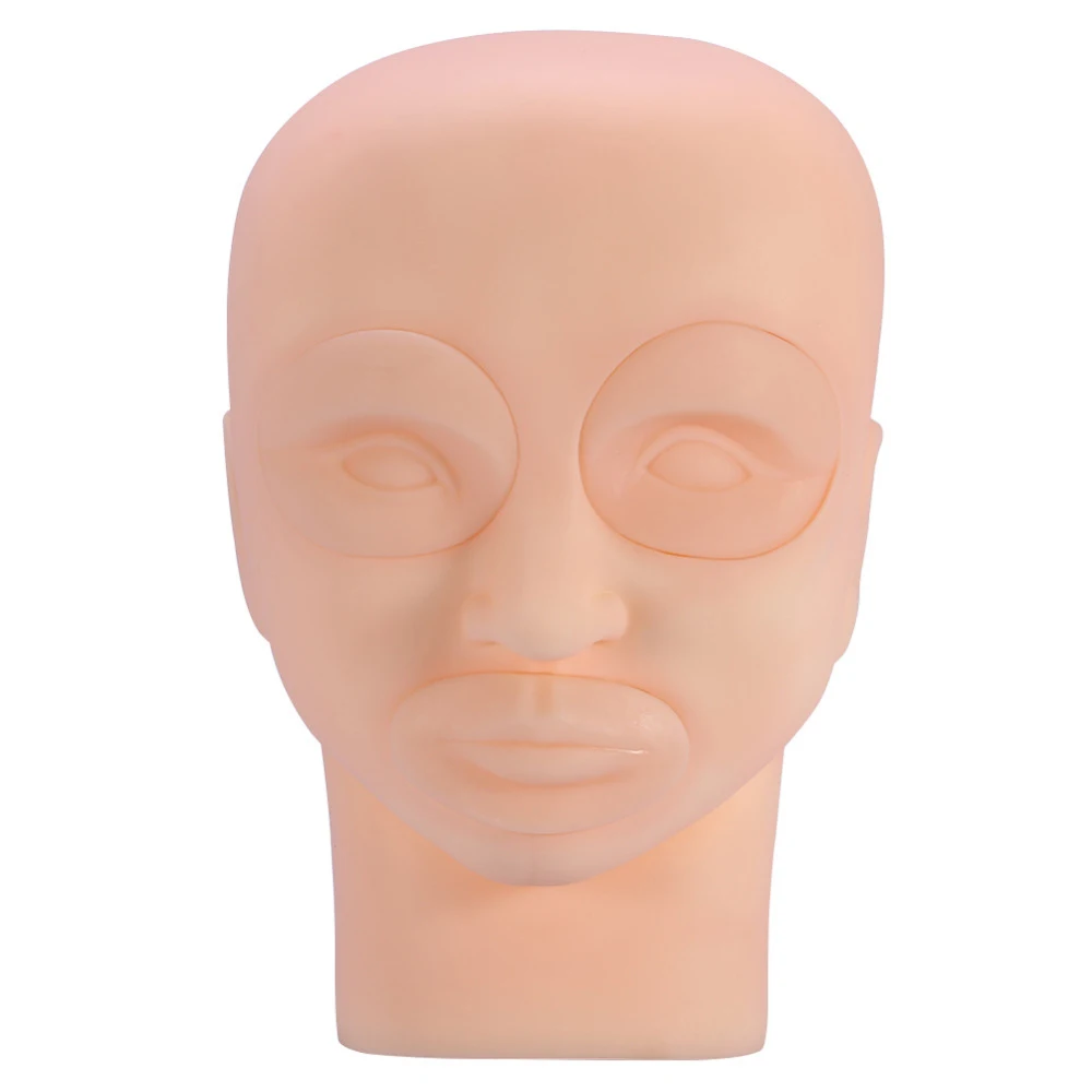 Pro Silicone Mannequin Head For Eyebrow Lip Tattoo Face Makeup Training Head Eyelash Extension