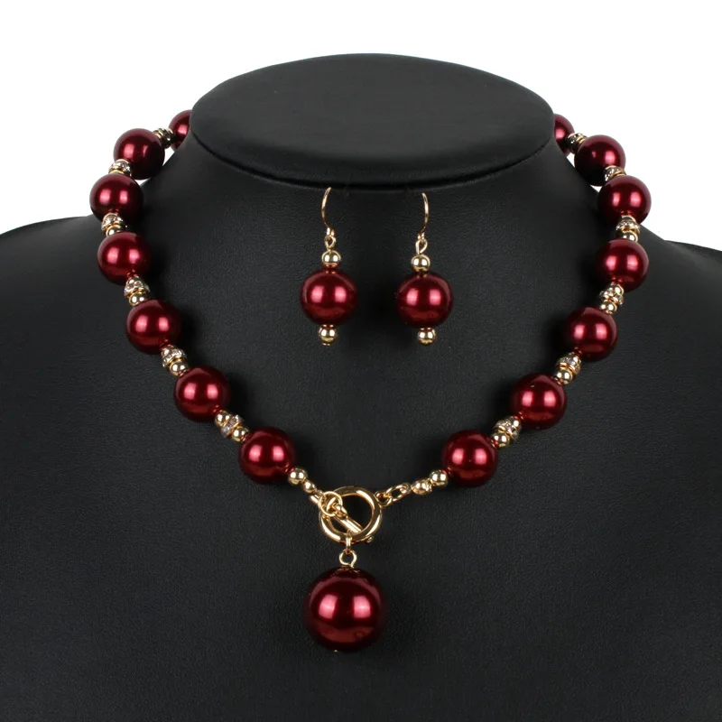 Ожерелье и вечерние Ги из жемчуга Многослойные золотистого цвета|costume pearl jewelry