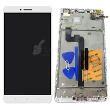 White LCD+TP+Frame for Xiaomi max Mi Max 6.44″ LCD Display and Touch Screen Digitizer Assembly with Bezel Free Shipping+Tools