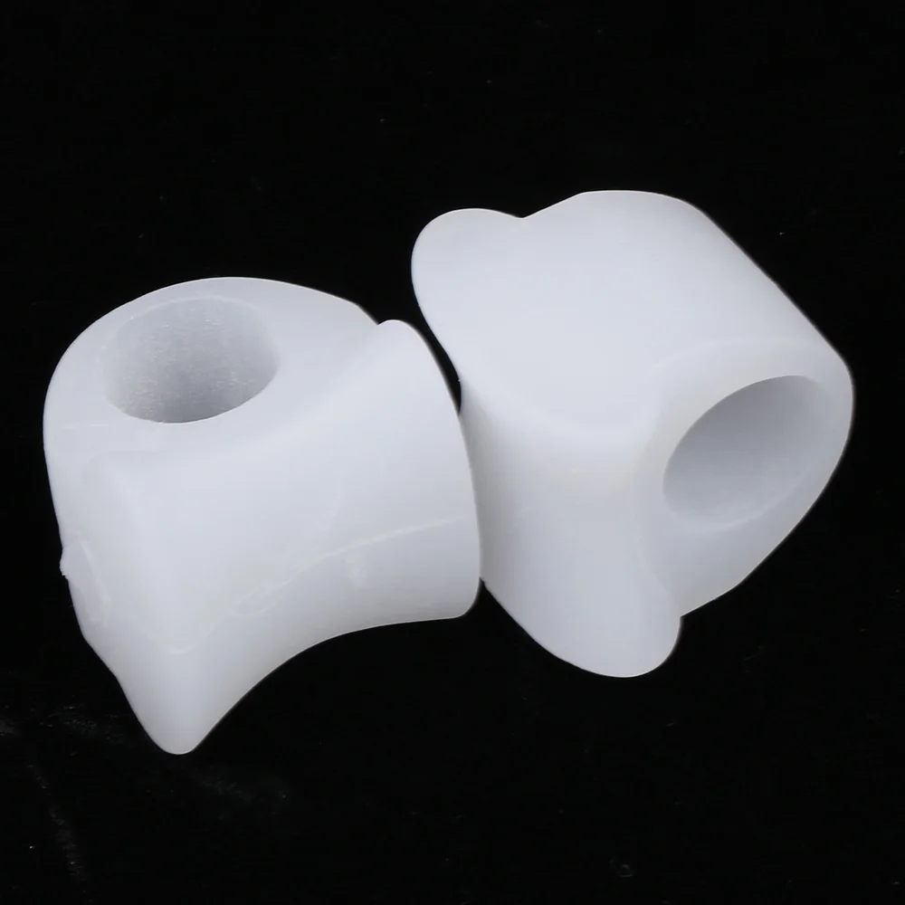 

1Pair Silicone Toe Corrector Gel Protector Toe Finger Separator Hallux Valgus Pedicure Tools Foot Care Toes Corrector