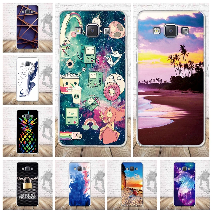 Чехол для samsung Galaxy A5 2015 A500 A5000 A500F чехол из мягкого силикона и ТПУ с изображением