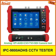 7 inch CCTV tester IP+ Analog+AHD CVI TVI Coaxial Tester / PoE power output/ HDMI out/ Built-in WIFI IPC9800ADHS