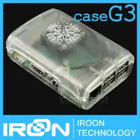 case G3: Raspberry PI 3 model B Transparent Clear Case Cover Shell Enclosure ABS Plastic Box for Raspberry PI 2 Model B and B+