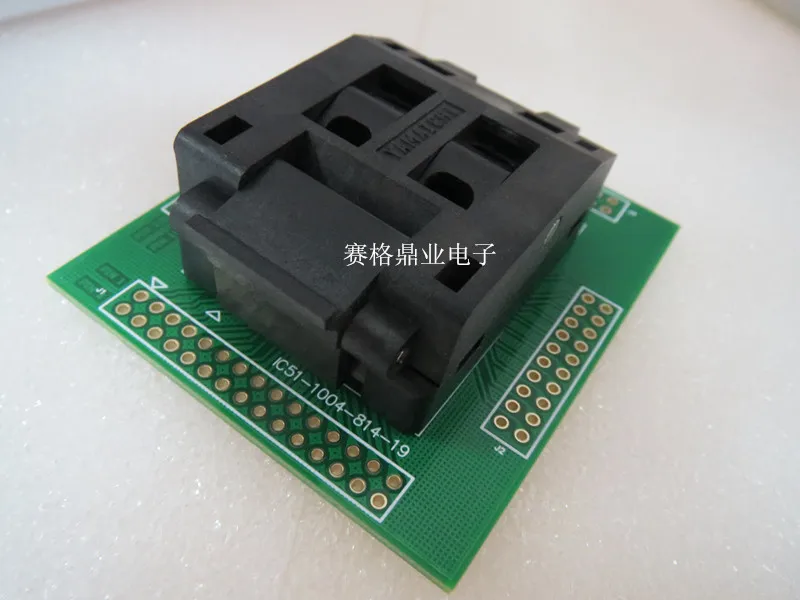 

100%New&Original QFP100 IC51-1004-814-19 IC Burning seat Adapter testing seat Test Socket test bench in stock free shipping
