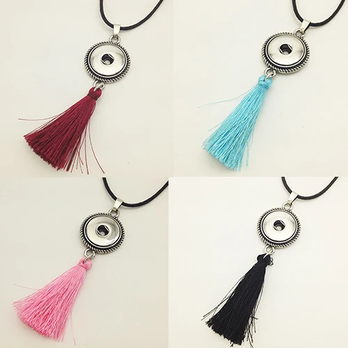 

Real Necklaces & Pendants Sterling Jewelry Tassels Retro Snap Button Jewelry Necklace Oem, Odm Nd1001 (fit 18mm 20mm Snaps)