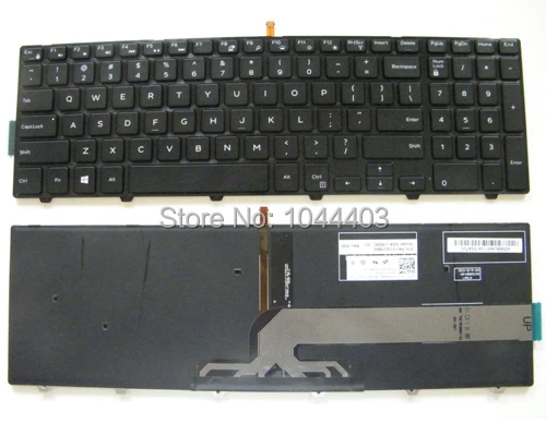 

Black With Backlit Keyboard for dell Inspiron 15 3000 3541 3542 Series 0G7P48 NSK-LR0BC