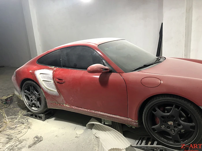 Z-ART RS карбоновое волокно AeroFit для Porsche 911 2009-2005 карбоновый Комплект для Porsche 997 997,1