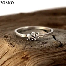 Auspicious elephant Decor Ring Vintage Animal Rings for Women Cute Elephant Rings for Lovers Wedding Gift A40 Auspicious elephant Decor Ring Vintage Animal Rings for Women Cute Elephant Rings for Lovers Wedding Gift A40