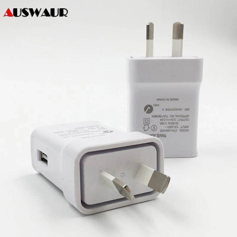 2A AU Plug USB AC power настенное домашнее зарядное устройство адаптер питания для Samsung Galaxy S5/6 Edge для Apple iphone адаптер для Австралии