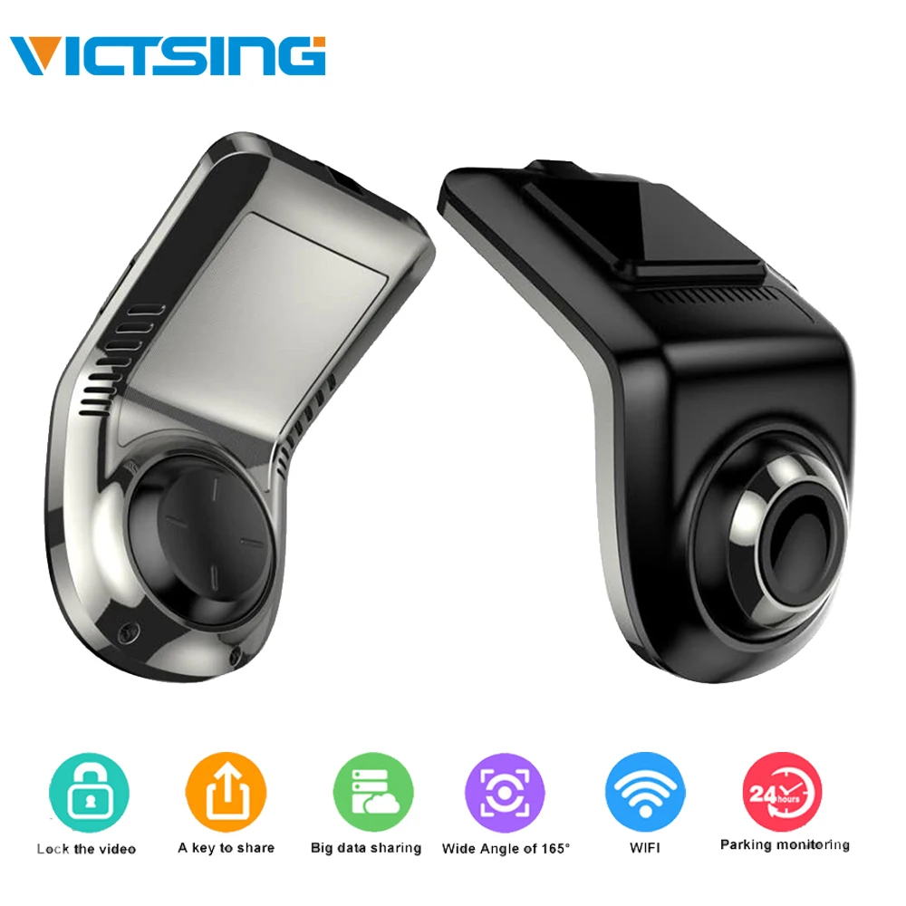 VicTsing 1080P One-way Car Recorder Navigation FHD Monitor DVR Camera ADAS Video Recorder G-sensor