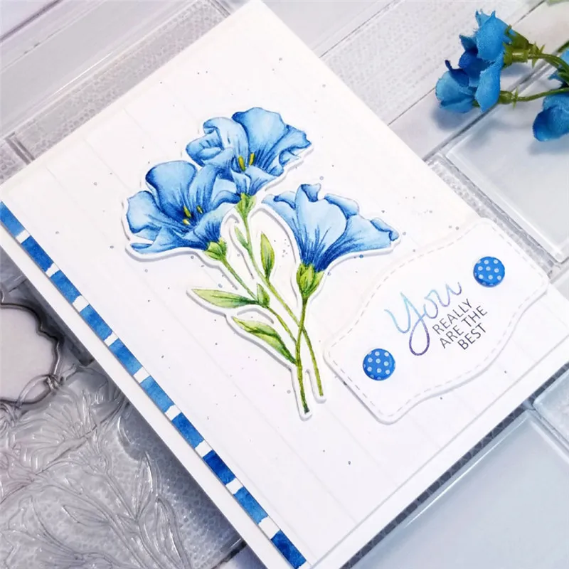 

Naifumodo 1 Pcs/lot Metal Cutting Dies Scrapbooking for Card Making DIY Embossing Cuts New Craft Die Flowers