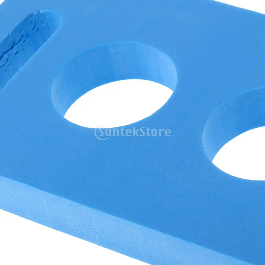 2 Pieces Swimming Float Noodle Holed Connector Water Floating Swim Pool Accessories Blue, Green