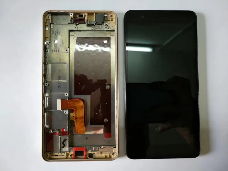 

2016 Top Sale Test Work LCD Display Touch Screen Digitizer Assembly With Frame For Huawei Honor 6 Plus Mobile Phone Replacement