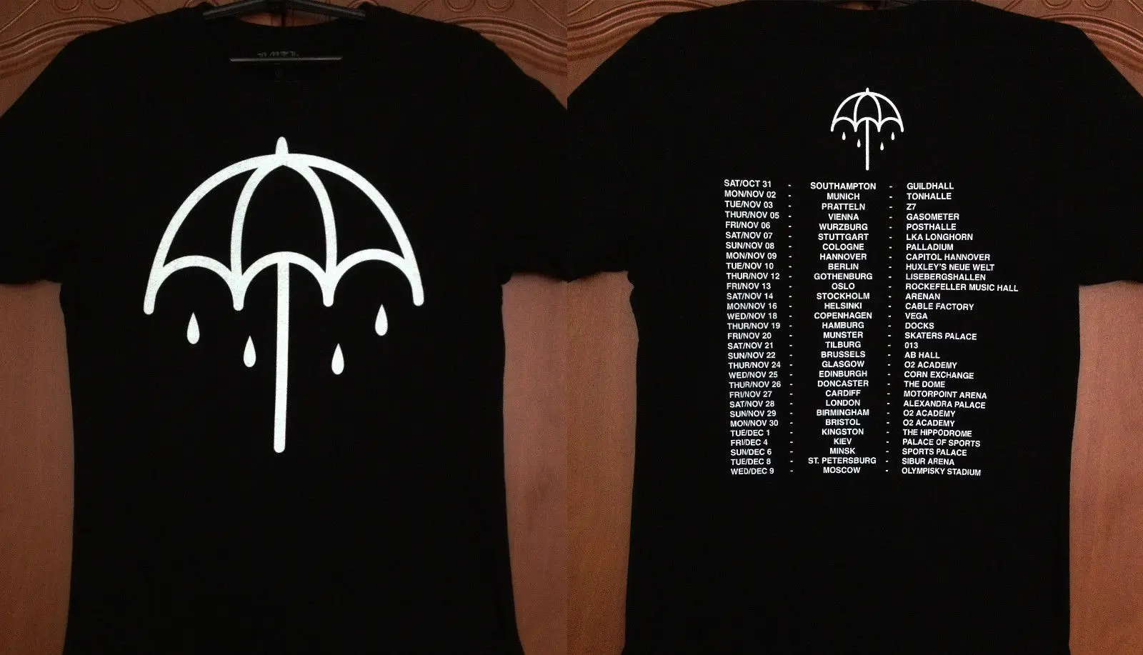 BRING ME THE HORIZON "Tour " аутентичная Официальная Лицензированная новая футболка HQ, новая модная футболка с коротким рукавом