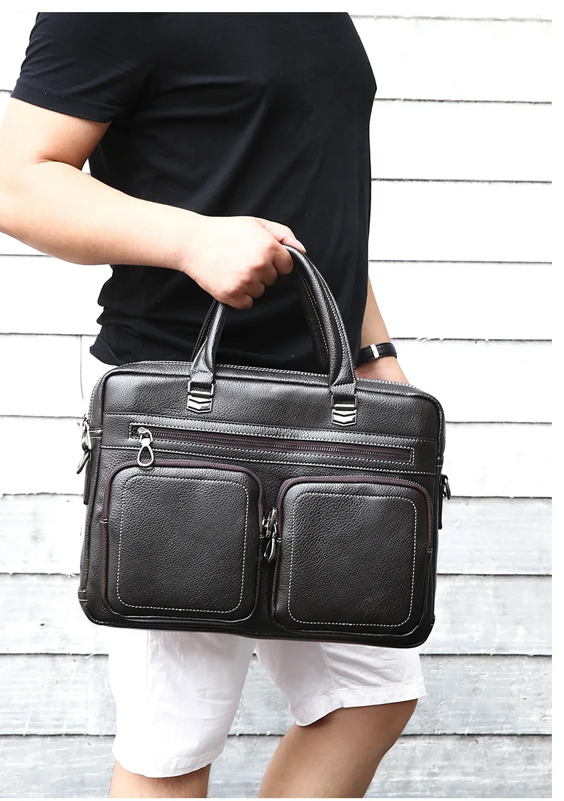 Новинка 2019, роскошный кожаный деловой мужской портфель, Мужская модная сумка на плечо, мужская сумка-мессенджер, повседневная сумка для