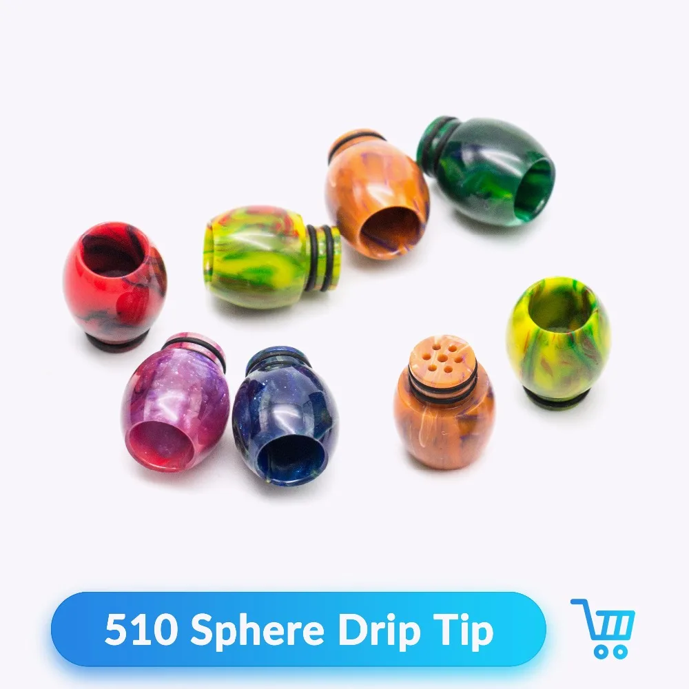 

Quartz Banger Drip Tip 510 Drip Tip Epoxy Resin with 7 holes Prevent E liquid Spill for RDA RTA Atomizer Vape Accessories E Cig