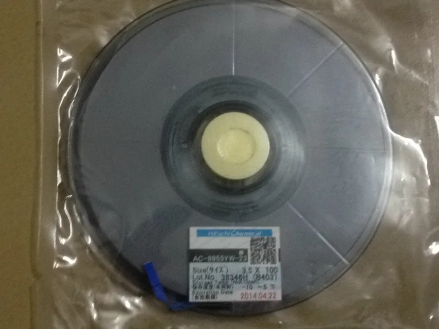 Original AC-8955YW W1.5mm L50m 1.5MM*50M ACF conductive film anisotropic film adhesive for lcd repair on FPC to PCB Original AC-8955YW W1.5mm L50m 1.5MM*50M ACF conductive film anisotropic film adhesive for lcd repair on FPC to PCB