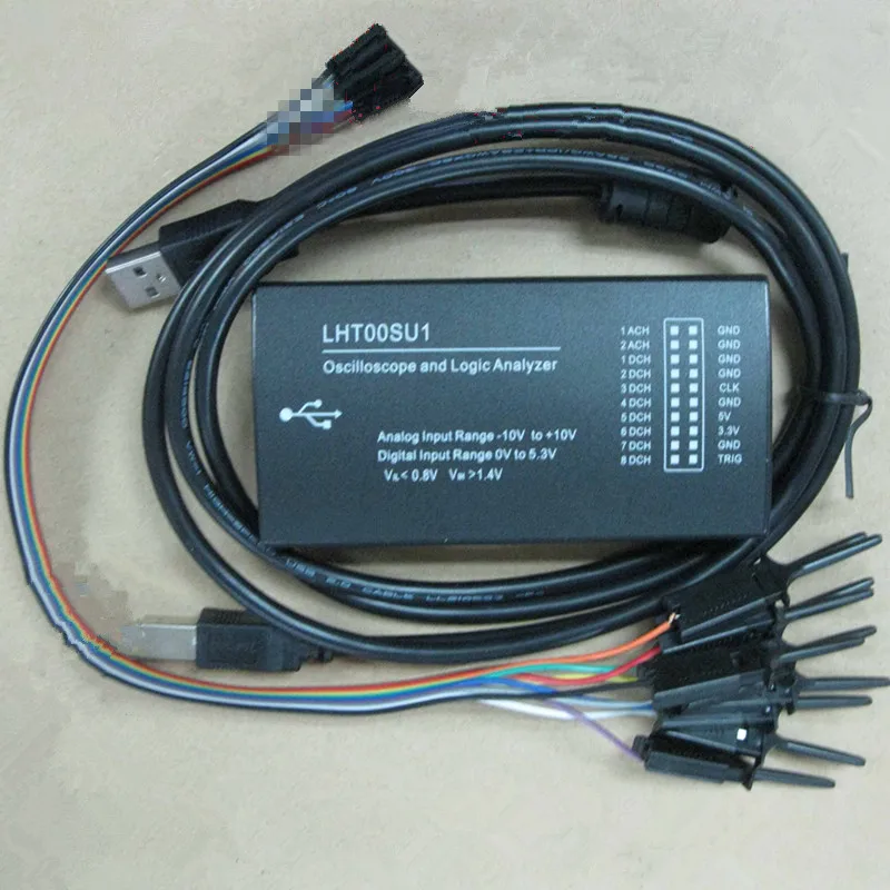 LHT00SU1 Virtual Oscilloscope Logic Analyzer I2C SPI CAN Uart