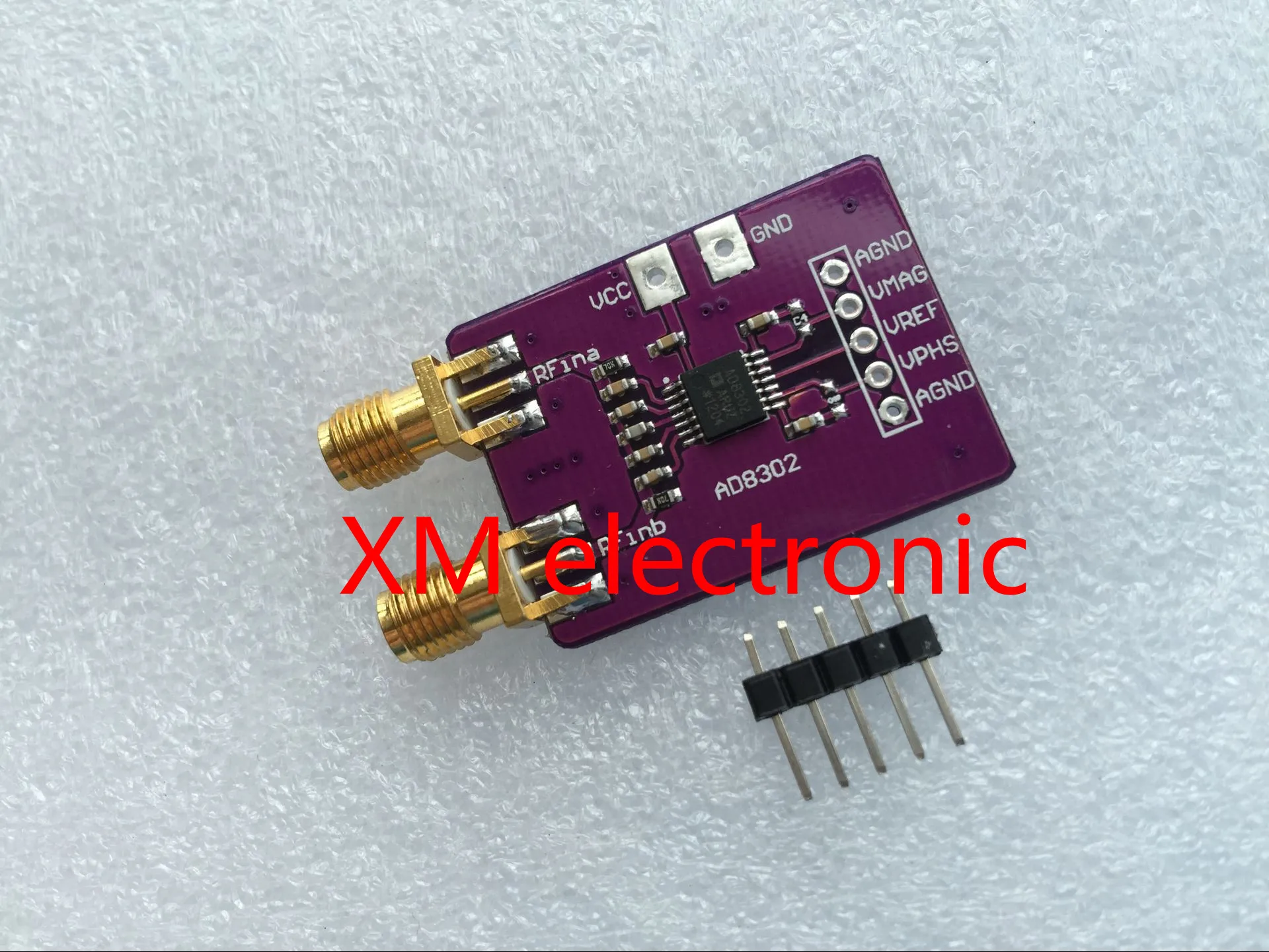 

5pcs CJMCU-8302 AD8302 wideband logarithmic amplifier wideband linear multiplier phase detector module