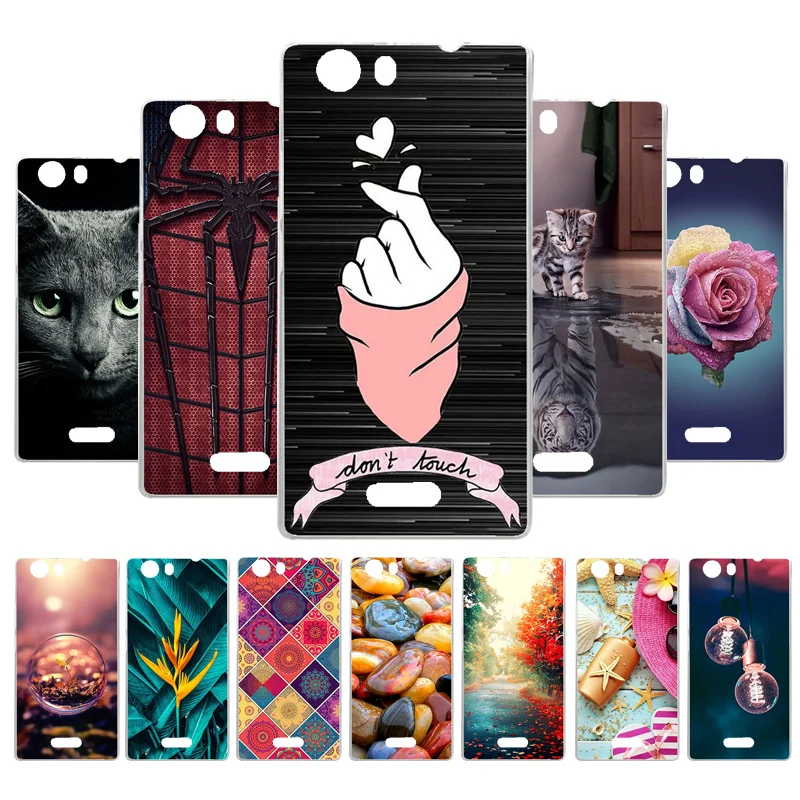 

Vanveet Soft Silicone Case For Wiko Ridge 4G Case Coque For Wiko Ridge 4G Cover Flamingo Painted Case Back Covers Fundas Housing