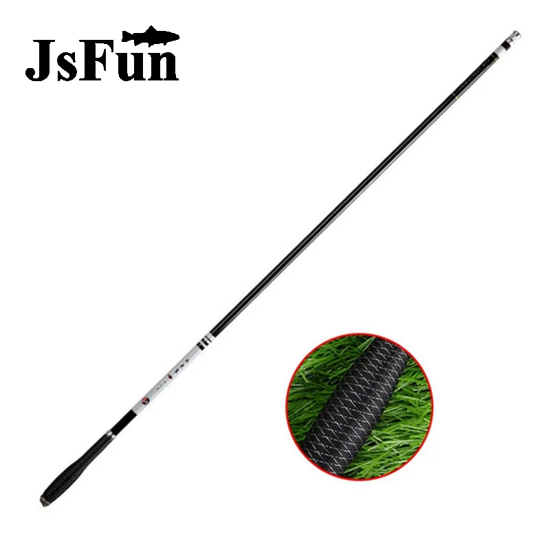 

JSFUN 3.6M/4.5M/5.4M/6.3M/7.2M Taiwan Fishing Rod Carbon Fiber Long Section Rod Superhard Ultralight For big carp Fishing FG149