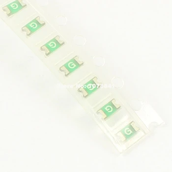 

50 Pcs Per Lot Littelfuse SMD SMT 1206 Fast Acting Fuse 0.75A 750mA 63V 0466.750 Marking Code G