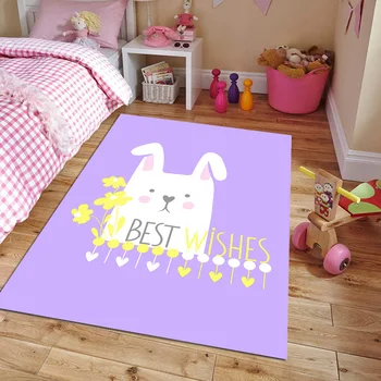 

Modern Simple Nordic Carpet Living Room Tea Table Bedroom Household Carpet Rectangular Floor Customizable living room rug