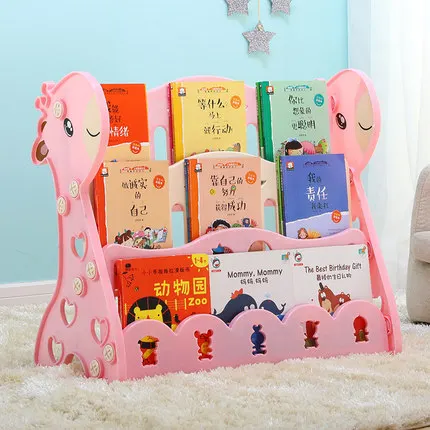  Children bookshelf simple bookshelf landing shelf Baby magazine shelf student bookcase kindergarten