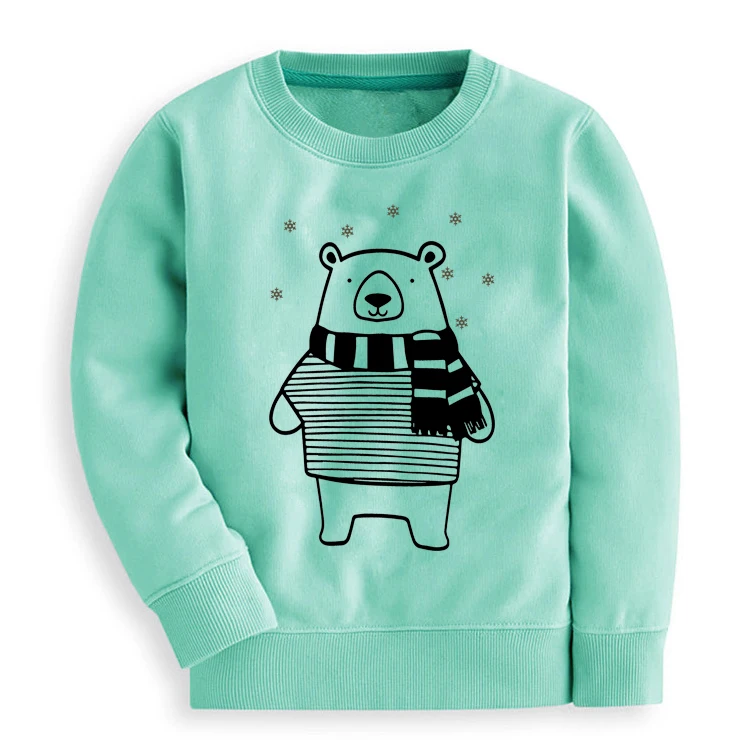 Liakhouskaya/Новинка года; свитер для мальчиков и девочек с милым медведем; Детские топы с длинными рукавами; детские толстовки с капюшоном для девочек; одежда для подростков