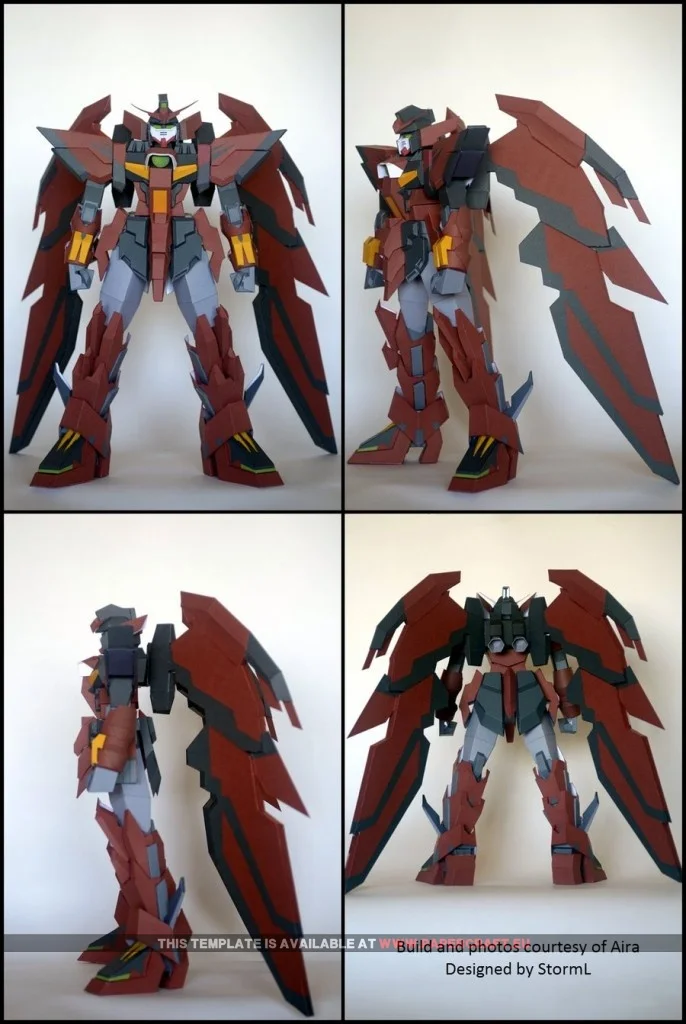 

Gundam Aibian 3D Paper Model DIY
