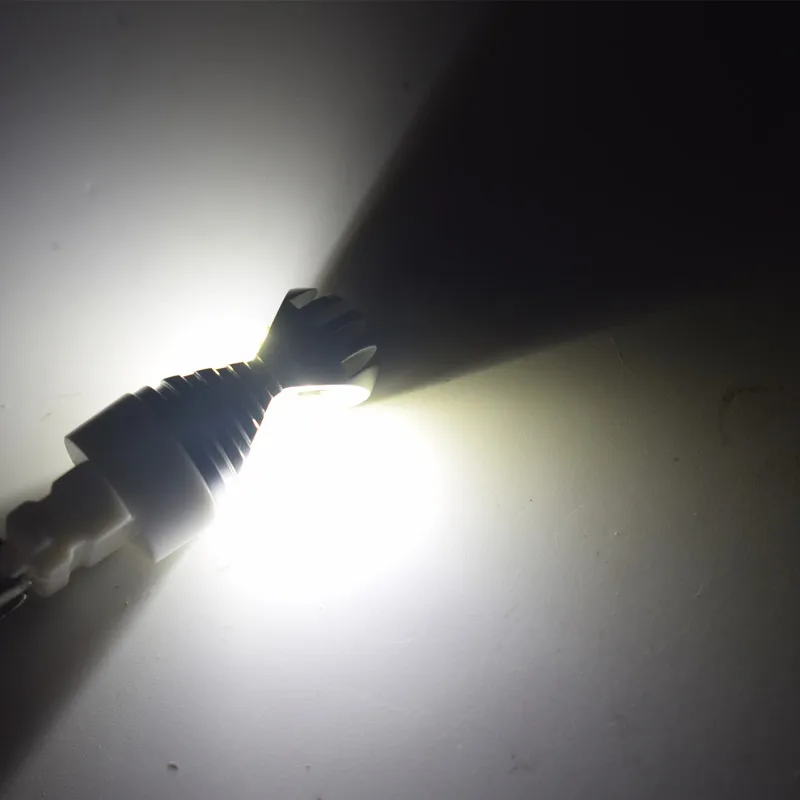 2Pcs 3156 3056 6SMD LED Bulbs Cr-ee Led Chip Car lamp rear brake Lights Source parking 12V24V White (7)