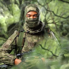 Весна Осень Спорт на открытом воздухе Велоспорт плотная дышащая быстросохнущая полная маска для лица, вуаль тактический CS Wargame Face шапка-маска