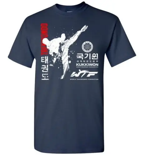 

2019 Cool World Taekwondo Federation Wtf Martial Art Kukkiwon T-Shirt Hoodie Sweatshirt Unisex Tee