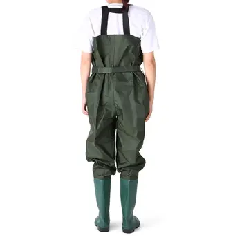 Fishing Vest Waterproof Fishing Hunting Waders for Men and Women Fishing Rod Lures Bait Tackle Pesca Chest Wader NylonPVC