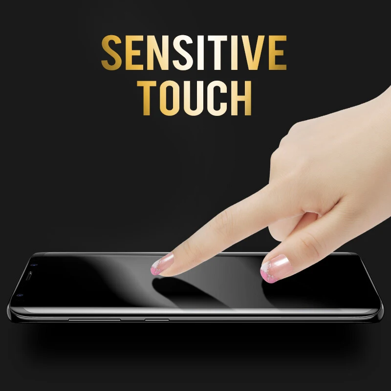 7D полное покрытие из закаленного стекла для samsung Galaxy S8 S9 Plus Note 8 9 Защита экрана для samsung S7 S6 Edge Plus Glas