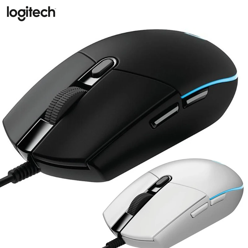 Оригинальная игровая Проводная оптическая мышь Logitech Mouse G102 поддержка