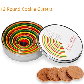 

Cookie Cutter Set Tool Stainless Steel Cake Ring Donuts Cookie Cutter Round Shape Mousse Mold Kitchen Baking Accessories