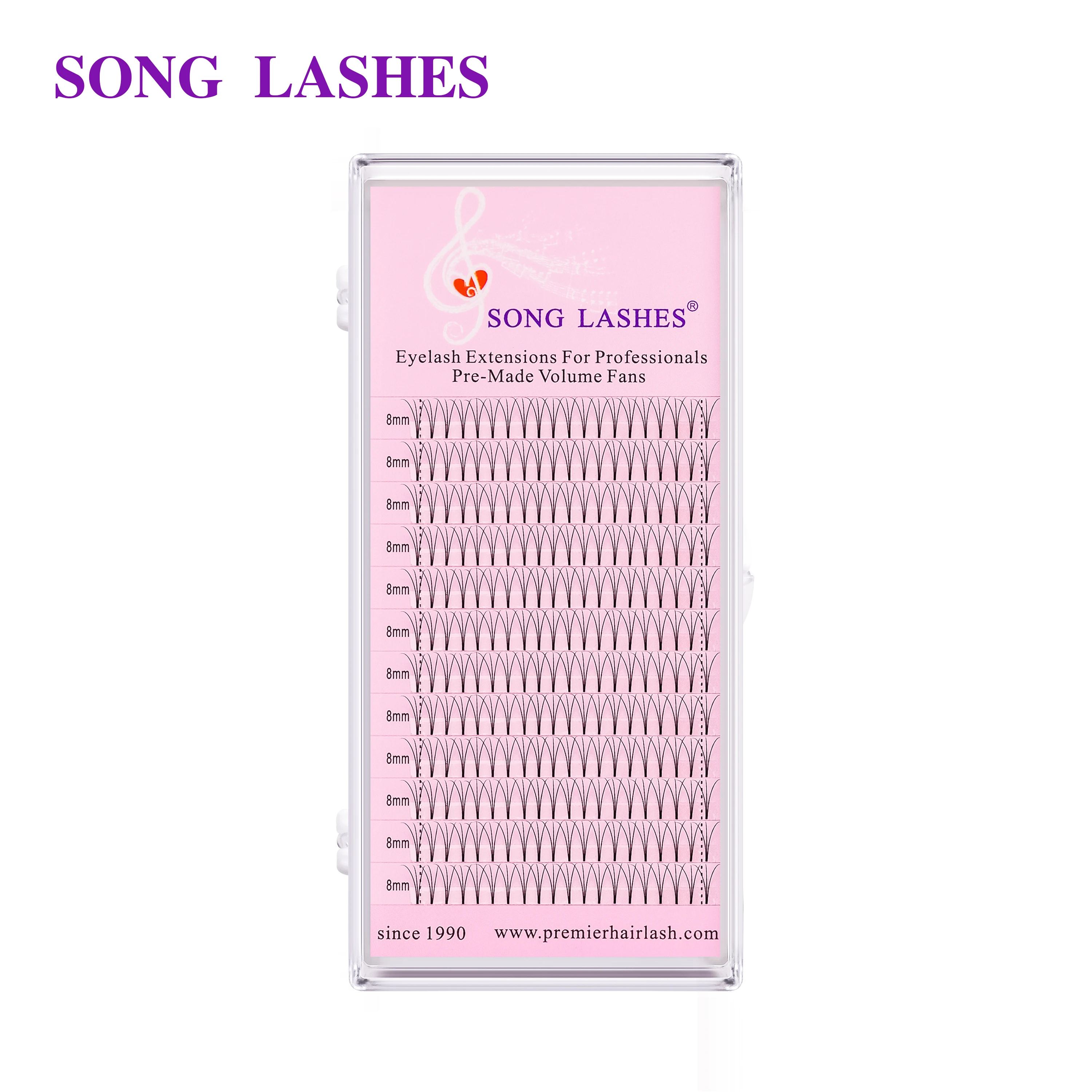 SONG LASHES 0 07 10 мм толщина готовые веер объемные вееры Lashes 3D 4D короткие Стволовые