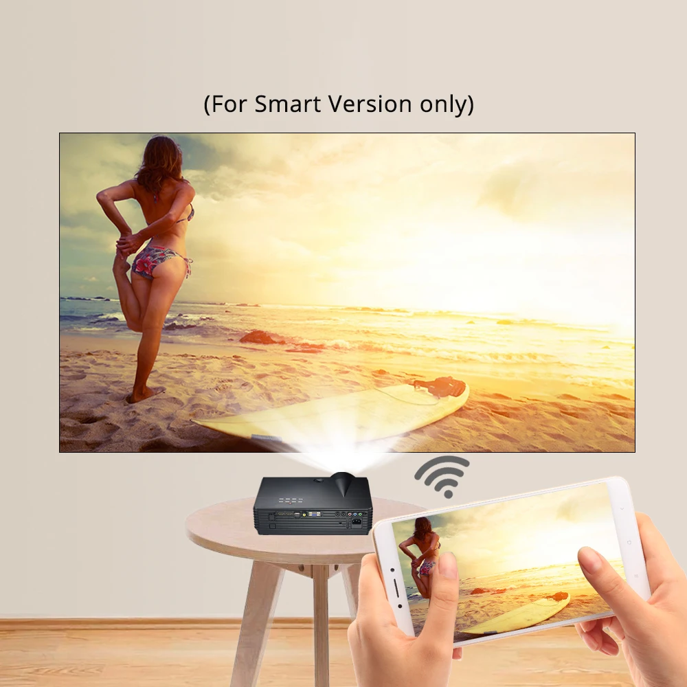 BYINTEK MOON BT96Plus голограмма 200 дюймов LED видео HD проектор для домашнего кинотеатра Full HD 1080P для Netflix