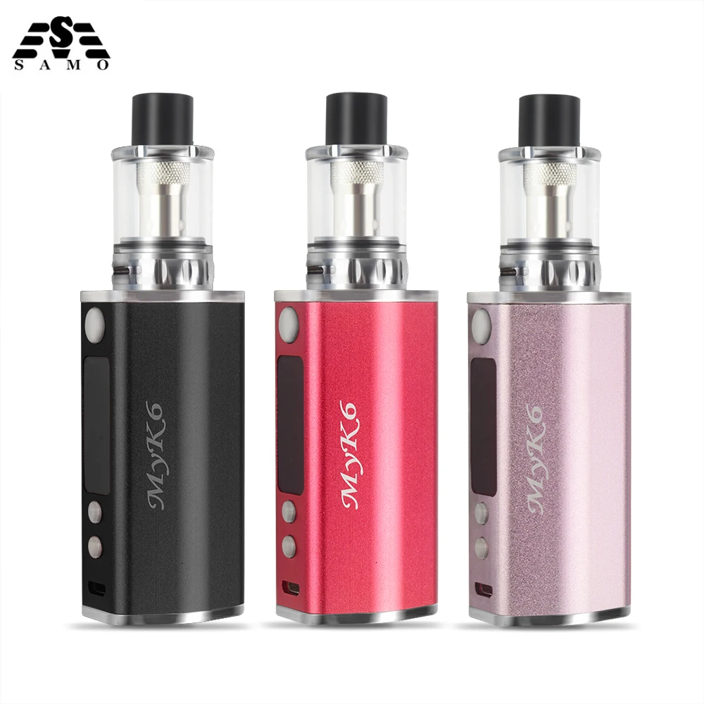 

2018 Newest original MYK6 Electronic Cigarette for liquid mod box e cigarettes vape pen LED Screen with 2000mah bulit-in battery