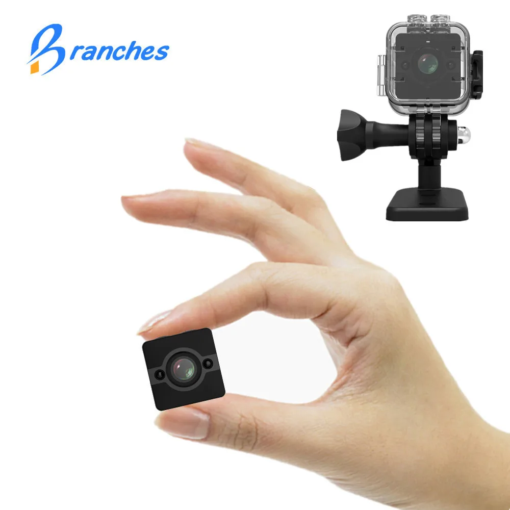 Vente SQ12 HD 1080 P Mini caméra Vision nocturne caméscope Sport voiture extérieure DVR infrarouge DV vidéo voix pour Windows PK SQ8 SQ 11