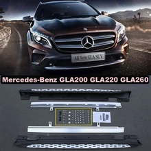 Автомобильные ходовые панели, педали для Mercedes-Benz GLA X156 GLA200-GLA260., высокое качество, абсолютно Nerf бар