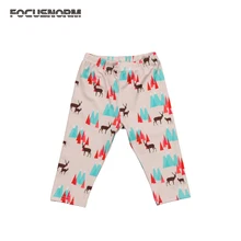 3 вида стилей, милые рождественские брюки, детские штаны, леггинсы, Хлопковые Штаны-шаровары